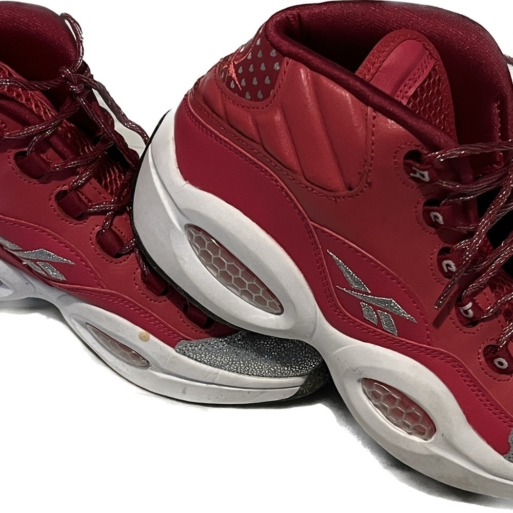 PreOwned Reebok Classic Mid Question Pink Cherry M48825 Girl's Size 7 - Picture 3 of 9
